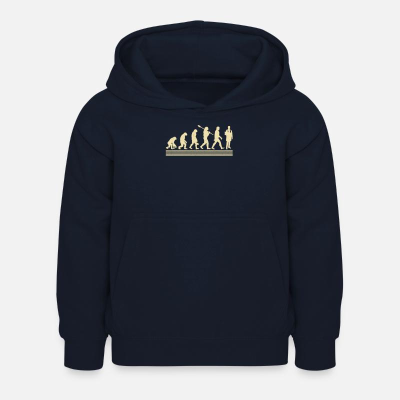 Évolution du médecin - Sweat à capuche Enfant - marine