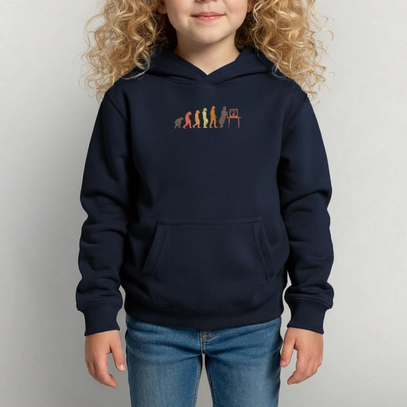 3D Printer Evolution 3D Printer Retro Kids Hoodie