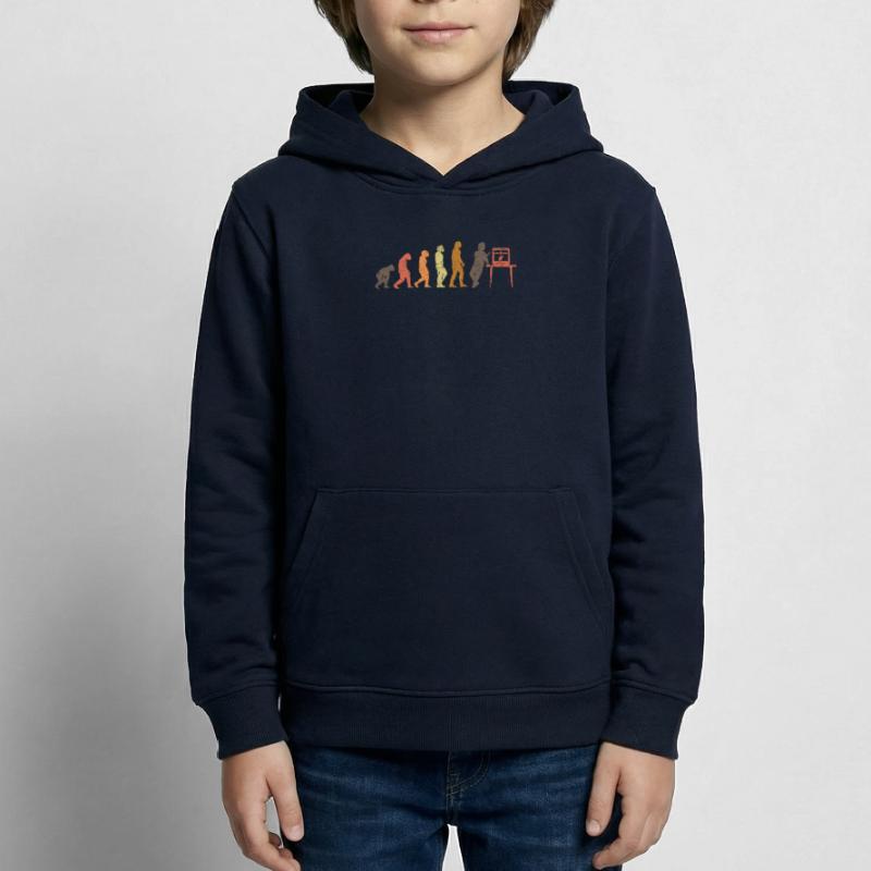 3D Printer Evolution 3D Printer Retro Kids Hoodie