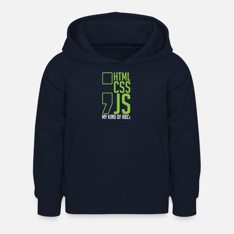 Webentwickler Geschenk Html Css Js Meine Art Von - Kinder Hoodie - Navy