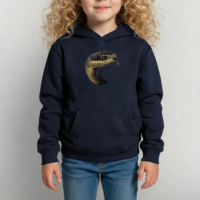 Serpent Python Cobra Mamba Serpent à sonnettes Serpent Sweat à capuche Enfant