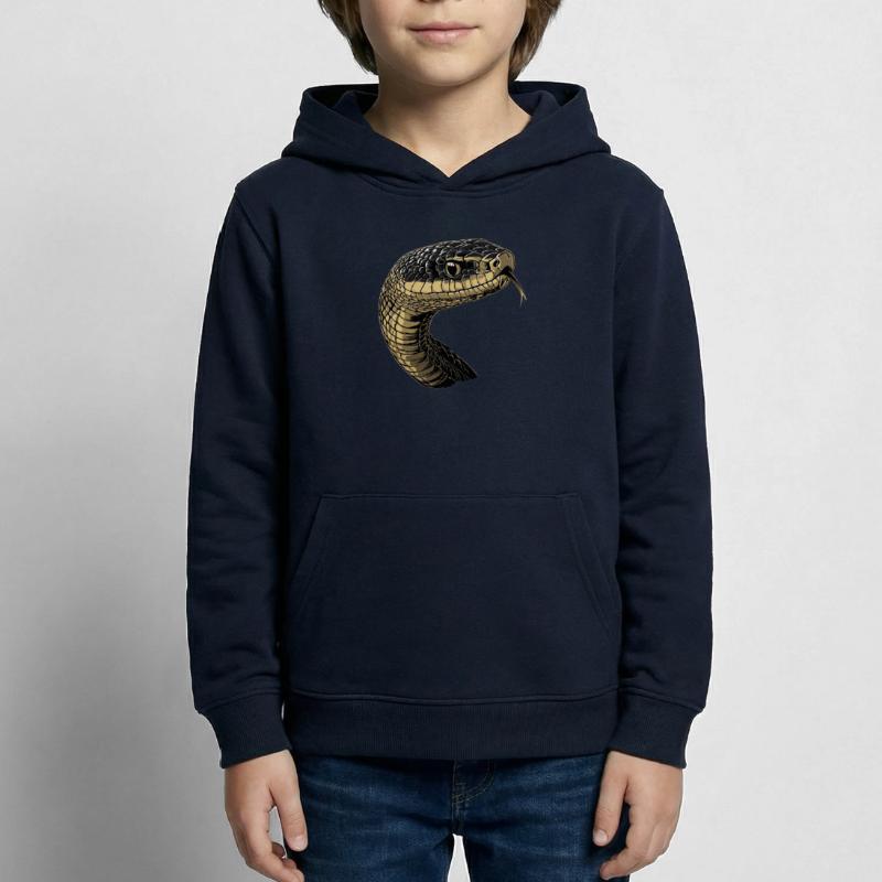 Serpent Python Cobra Mamba Serpent à sonnettes Serpent Sweat à capuche Enfant