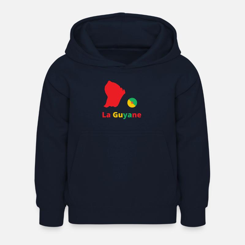 La Guyane - Sweat à capuche Enfant - marine