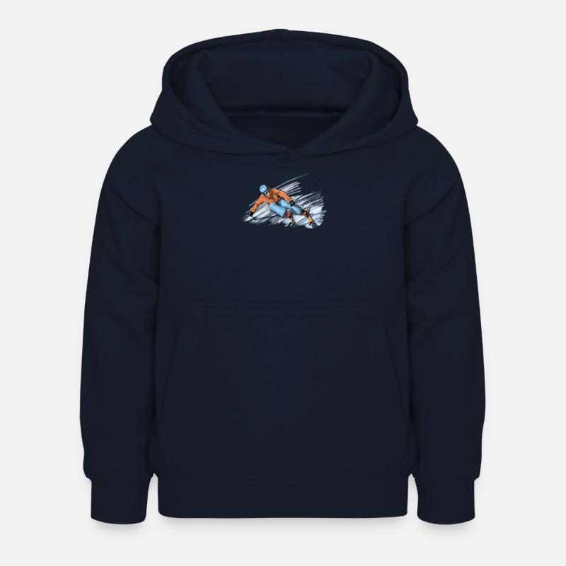 Skiing - Sweat à capuche Enfant - marine