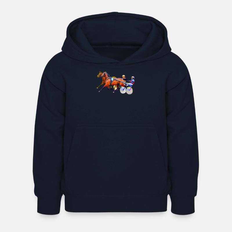 corsa - Felpa con cappuccio per bambini - blu scuro