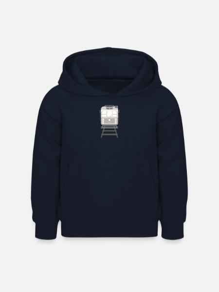Tram, Straßenbahn - Kinder Hoodie - Navy