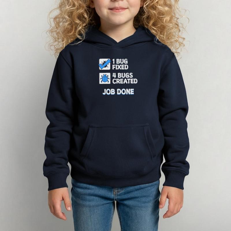 Correction de bugs Bugs de développeur Déclaration de code Informatique Sweat à capuche Enfant