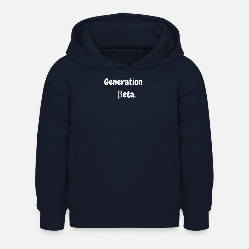 Génération bêta - Sweat à capuche Enfant - marine