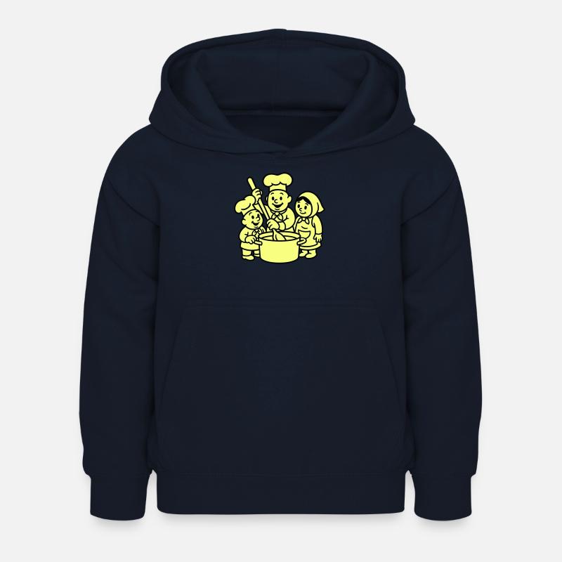 Trois chefs mignons - Sweat à capuche Enfant - marine