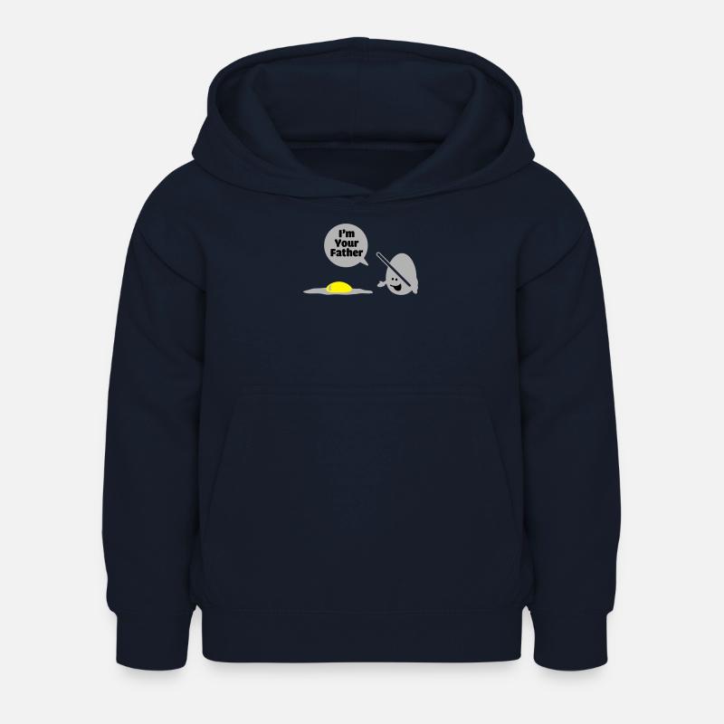 egg vader - Sweat à capuche Enfant - marine