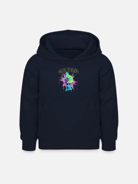 Freestyle Scooter | Kinder Geschenk - Kinder Hoodie - Navy