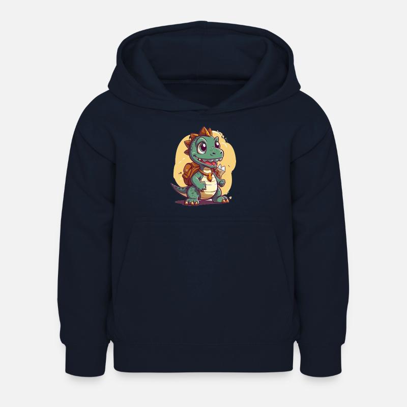 Dino - Sweat à capuche Enfant - marine