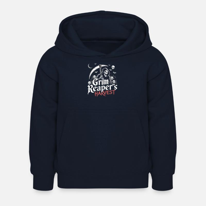 Faucheur des moissons lugubre - Sweat à capuche Enfant - marine