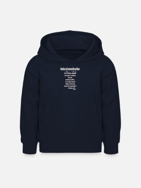 Industriemechaniker - Kinder Hoodie - Navy
