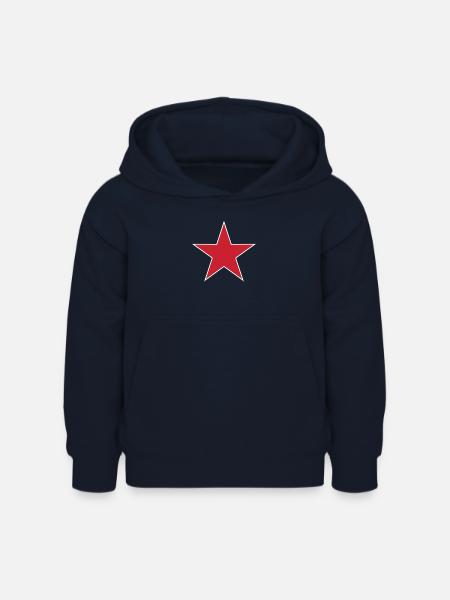 Russland Flagge Runde Ziel - Kinder Hoodie - Navy