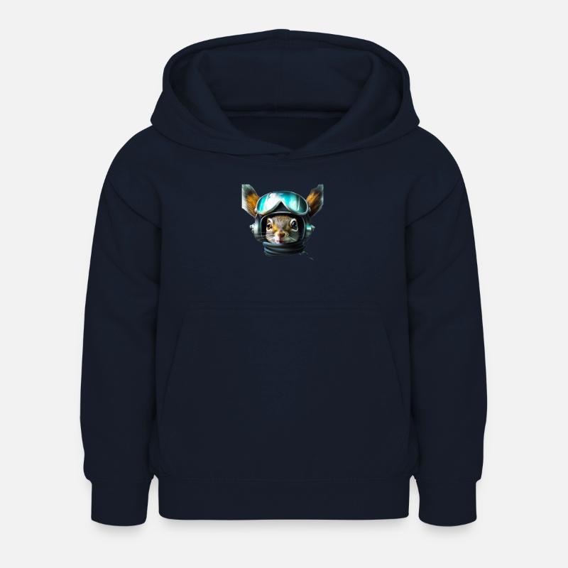 Écureuil aviateur - Sweat à capuche Enfant - marine
