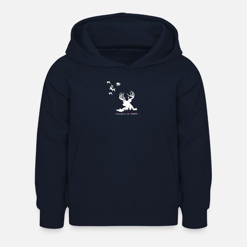 chasse - Sweat à capuche Enfant - marine