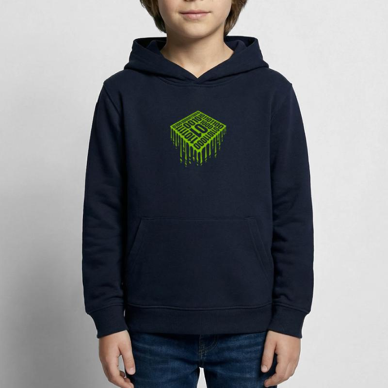 Binär Code Programm Sprache Kinder Hoodie