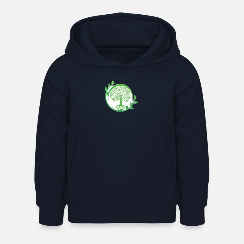 Arbre de vie. Celtique - Sweat à capuche Enfant - marine