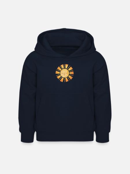 Sonne - Kinder Hoodie - Navy