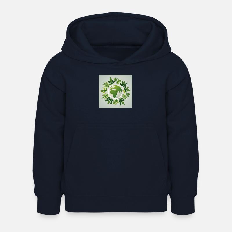 Monde durable - Sweat à capuche Enfant - marine