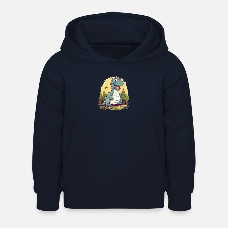 Dino - Sweat à capuche Enfant - marine