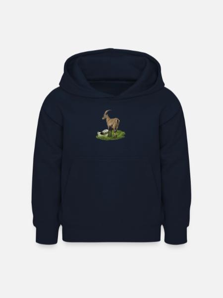 Steinbock - Kinder Hoodie - Navy