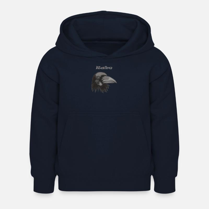 corbeau - Sweat à capuche Enfant - marine