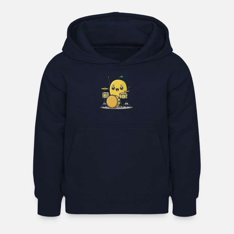 Citron Beats - Sweat à capuche Enfant - marine