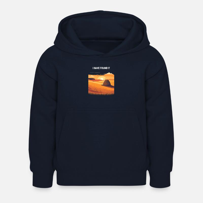Needle in a haystack - Kids Hoodie - navy