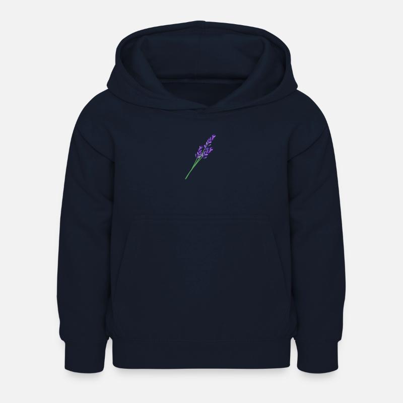 Lavande 1 - Sweat à capuche Enfant - marine