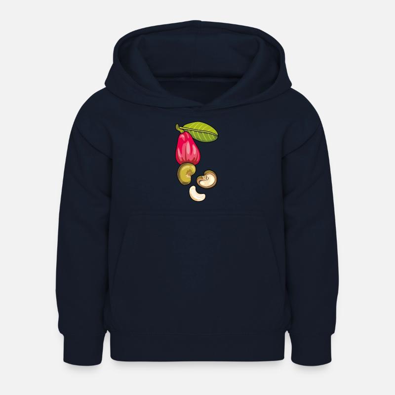 Noix de cajou - Sweat à capuche Enfant - marine