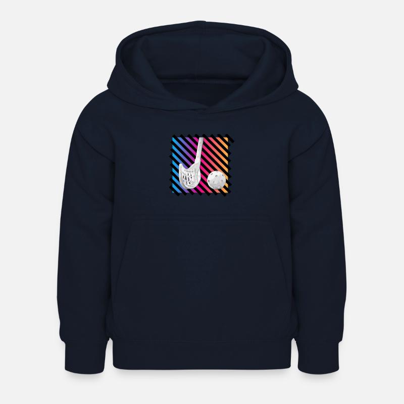 Jouer au floorball - Sweat à capuche Enfant - marine
