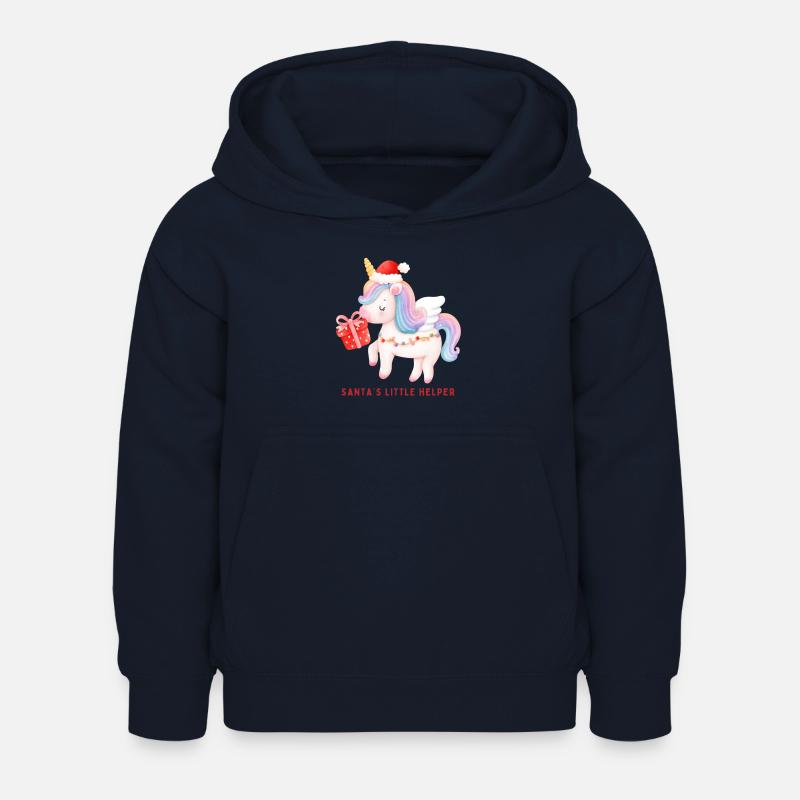 Père Noël petit assistant - Sweat à capuche Enfant - marine