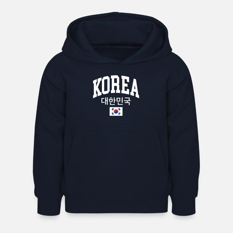 Corea - Felpa con cappuccio per bambini - blu scuro