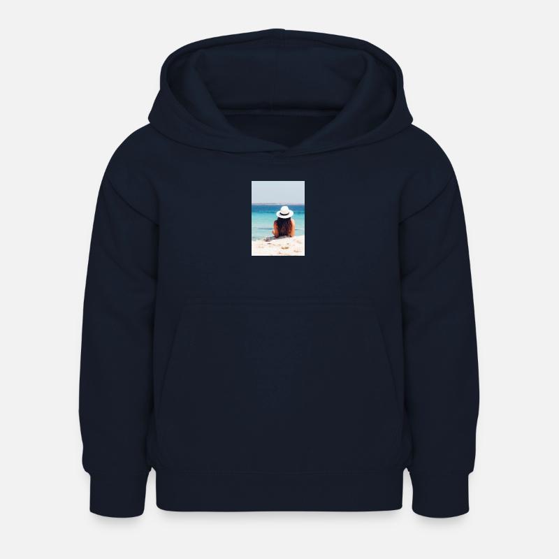 Summer - Sweat à capuche Enfant - marine