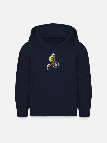 downhiller - Kinder Hoodie - Navy