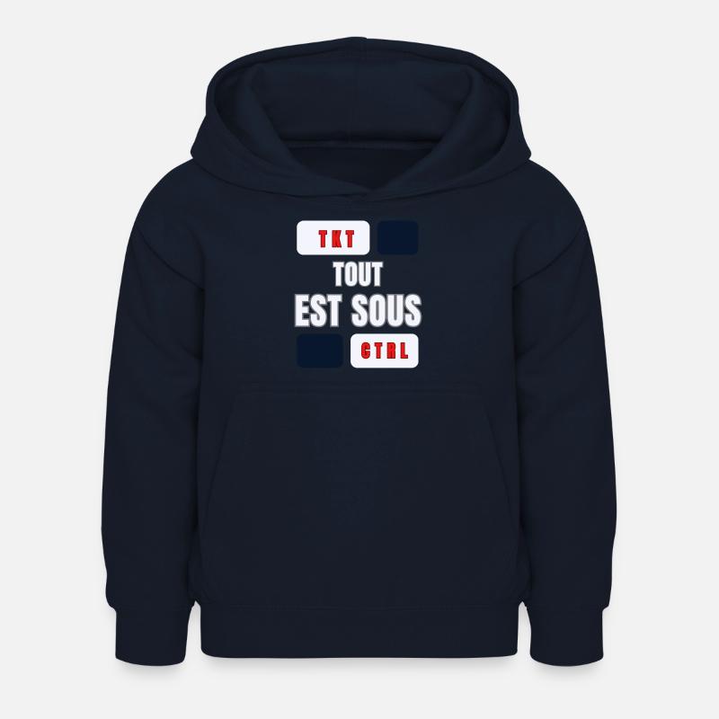 EVERYTHING UNDER CONTROL - Kids Hoodie - navy