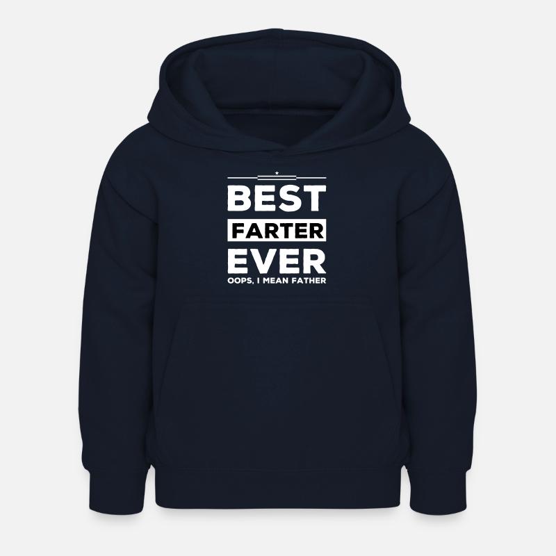 El mejor de todos los tiempos, ups, quiero decir, padre - Sudadera con capucha para niños - azul marino