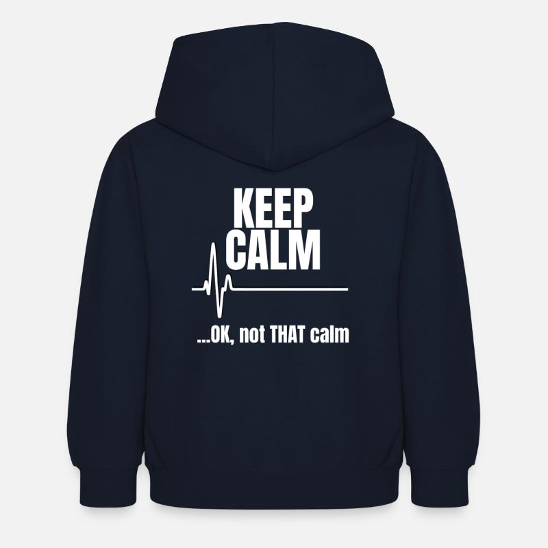 Ospedale Calmo - Felpa con cappuccio per bambini - blu scuro