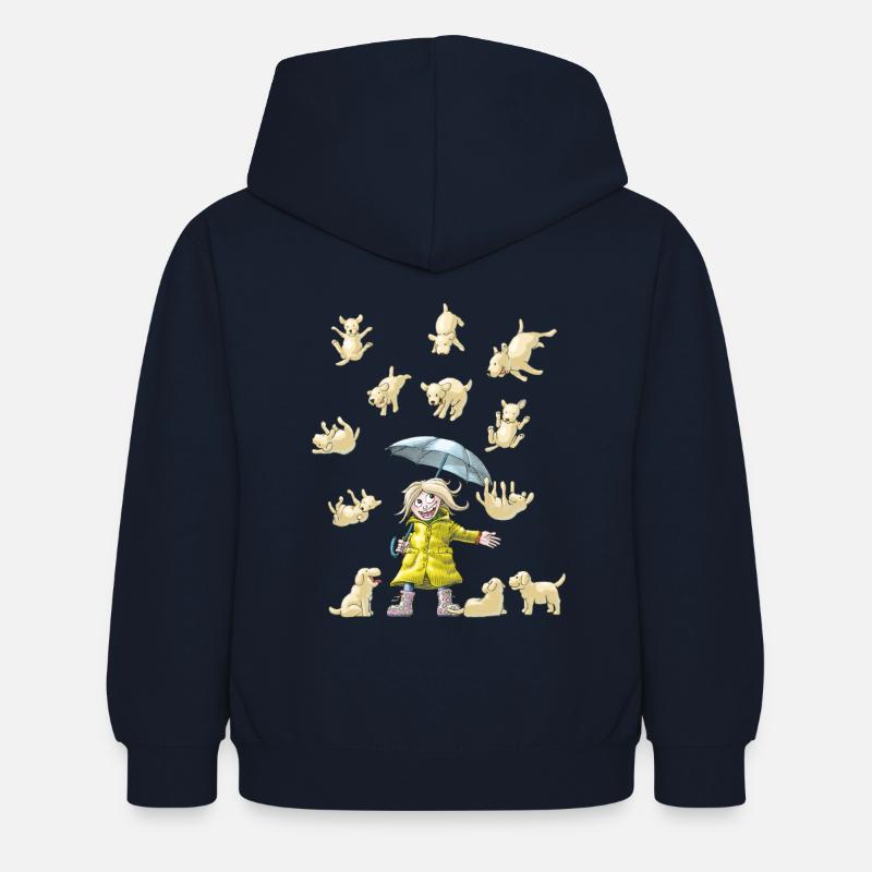 RainingDogs - Sweat à capuche Enfant - marine