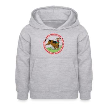 Pippi Longstocking The Strongest Girl In The World - Kids Hoodie - light heather grey - Front - AI Model Kid Female (0cm)