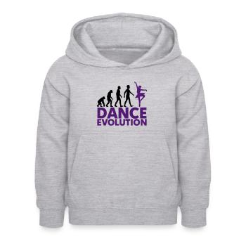 Danse Evolution Danseuse de Ballet - Sweat à capuche Enfant - gris clair chiné - Devant - AI Model Kid Female (0cm)