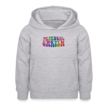 Mignon Jardin d’enfants Cool Pre-K Enseignant & Élèves Cadeau - Sweat à capuche Enfant - gris clair chiné - Devant - AI Model Kid Female (0cm)