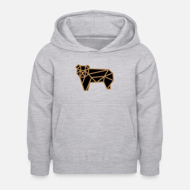 PFUI - Kinder Hoodie - Hellgrau meliert