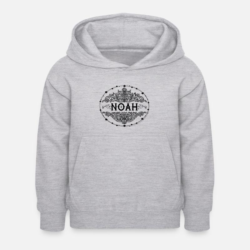 Noé - Sweat à capuche Enfant - gris clair chiné