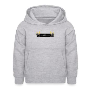Dortmund Westfalen Stadium Football Temple - Kids Hoodie - light heather grey - Front - AI Model Kid Female (0cm)