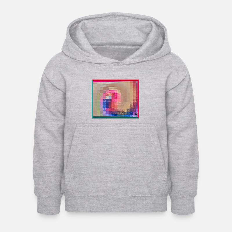 141910 - Sweat à capuche Enfant - gris clair chiné