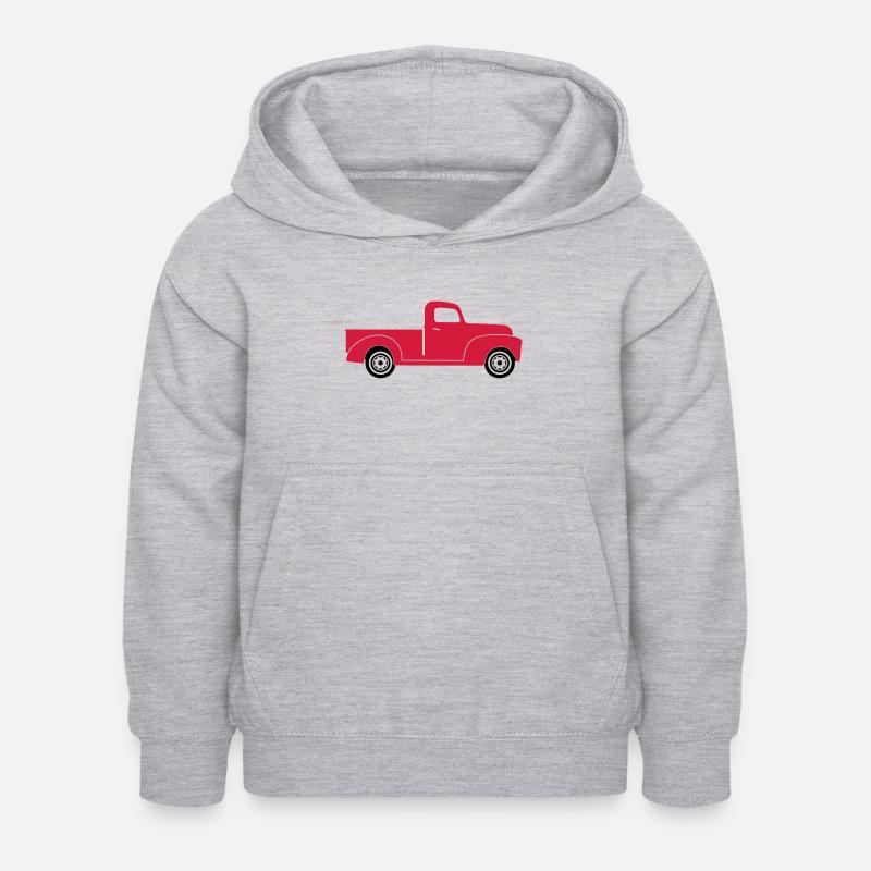 Pick-up - Sweat à capuche Enfant - gris clair chiné