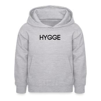 Hygge - Tradition danoise - Attitude à l’égard de la vie - Nice - Sweat à capuche Enfant - gris clair chiné - Devant - AI Model Kid Female (0cm)